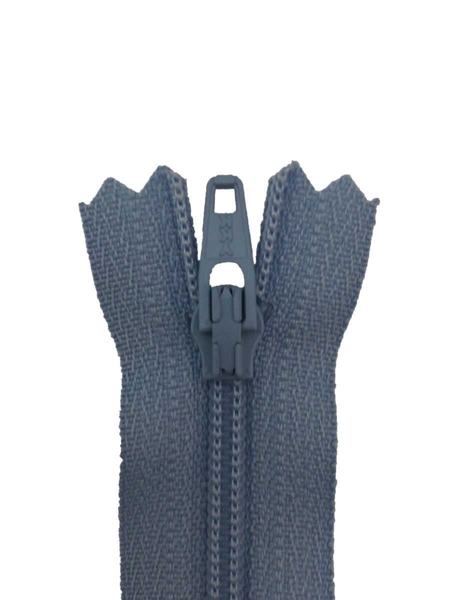 ERFC256-16-545 - YKK NYLON DRESS/ SKIRT ZIP 16 inch 41 cm 545 BLUE BELL