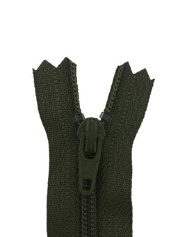 ERFC256-16-566 - YKK NYLON DRESS/ SKIRT ZIP 16 inch 41 cm 566 MOSS