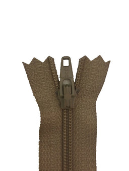 ERFC256-16-573 - YKK NYLON DRESS/ SKIRT ZIP 16 inch 41 cm 573 DK BEIGE