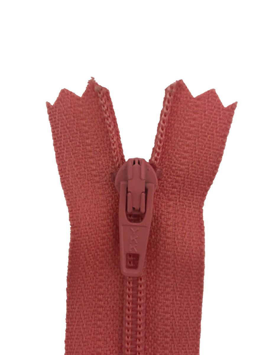 ERFC256-4-338 - YKK NYLON DRESS/ SKIRT ZIP 4 inch 10 cm 338 ROSE