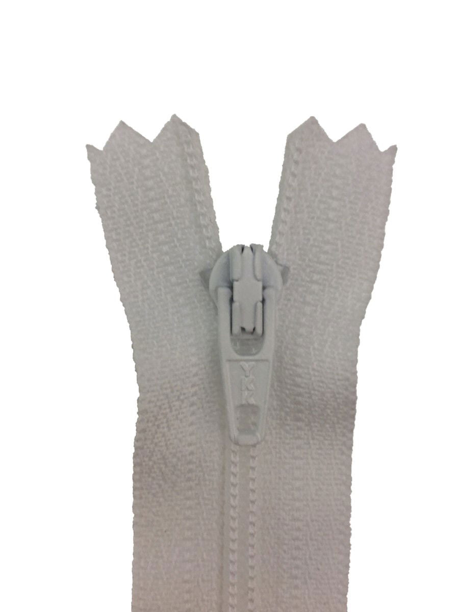 ERFC256-4-501 - YKK NYLON DRESS/ SKIRT ZIP 4 inch 10 cm 501 WHITE