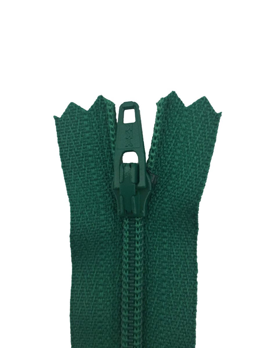 ERFC256-4-540 - YKK NYLON DRESS/ SKIRT ZIP 4 inch 10 cm 540 PEA GREEN