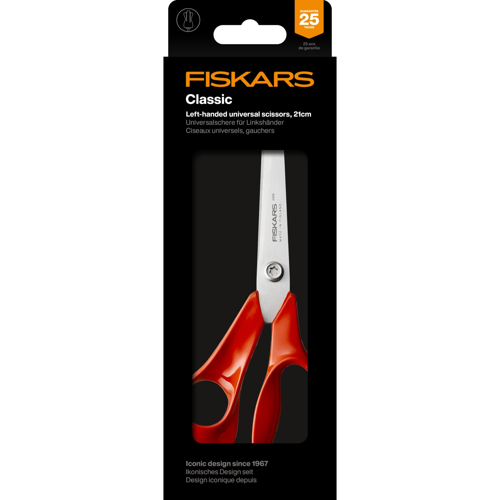 F1075036   FISKARS CLASSIC GENERAL PURPOSE LH 21CM