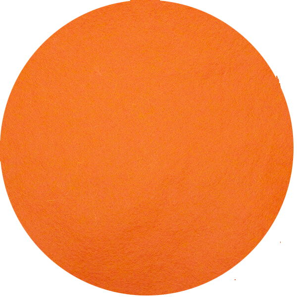 F12BO - FELT SQUARES 12 inch (30cm) BURNT ORANGE (36)