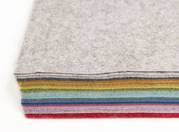 F12VINTA - FELT SQUARES 12"" (30cm) VINTAGE ASSORTED (40 PK)"