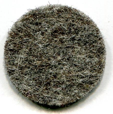 F435-12ASH - FELT SQUARES HEAVY 100% WOOL 12 inch (30cm) ASH (G7)