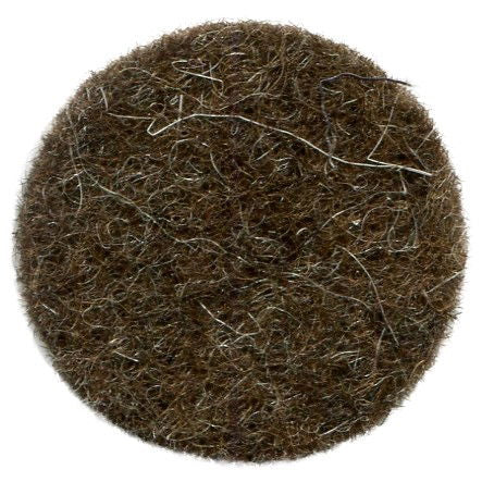 F435-12WAL - FELT SQUARES HEAVY 100% WOOL 12 inch (30cm) WALNUT (G4)