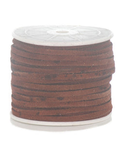 FLT3BR - FLAT LEATHER THONGING 4MM BROWN