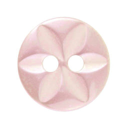 G2032-18-06 - STAR BUTTON SIZE 18 COL 6 LT PINK