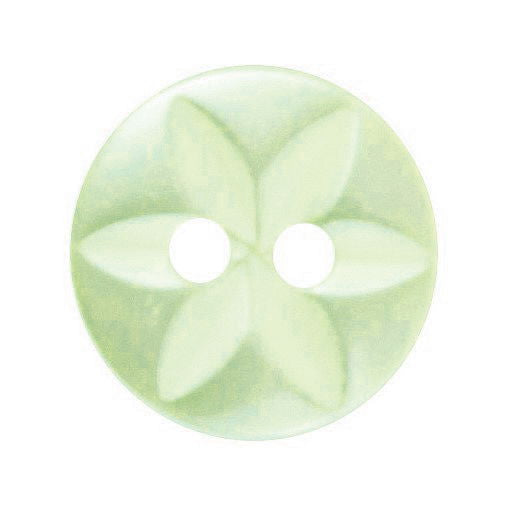 G2032-18-21 - STAR BUTTON SIZE 18 COL 21 PASTEL GREEN (100)