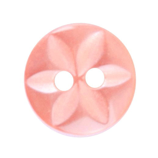 G2032-18-7 - STAR BUTTON SIZE 18 COL 7 SALMON (100)