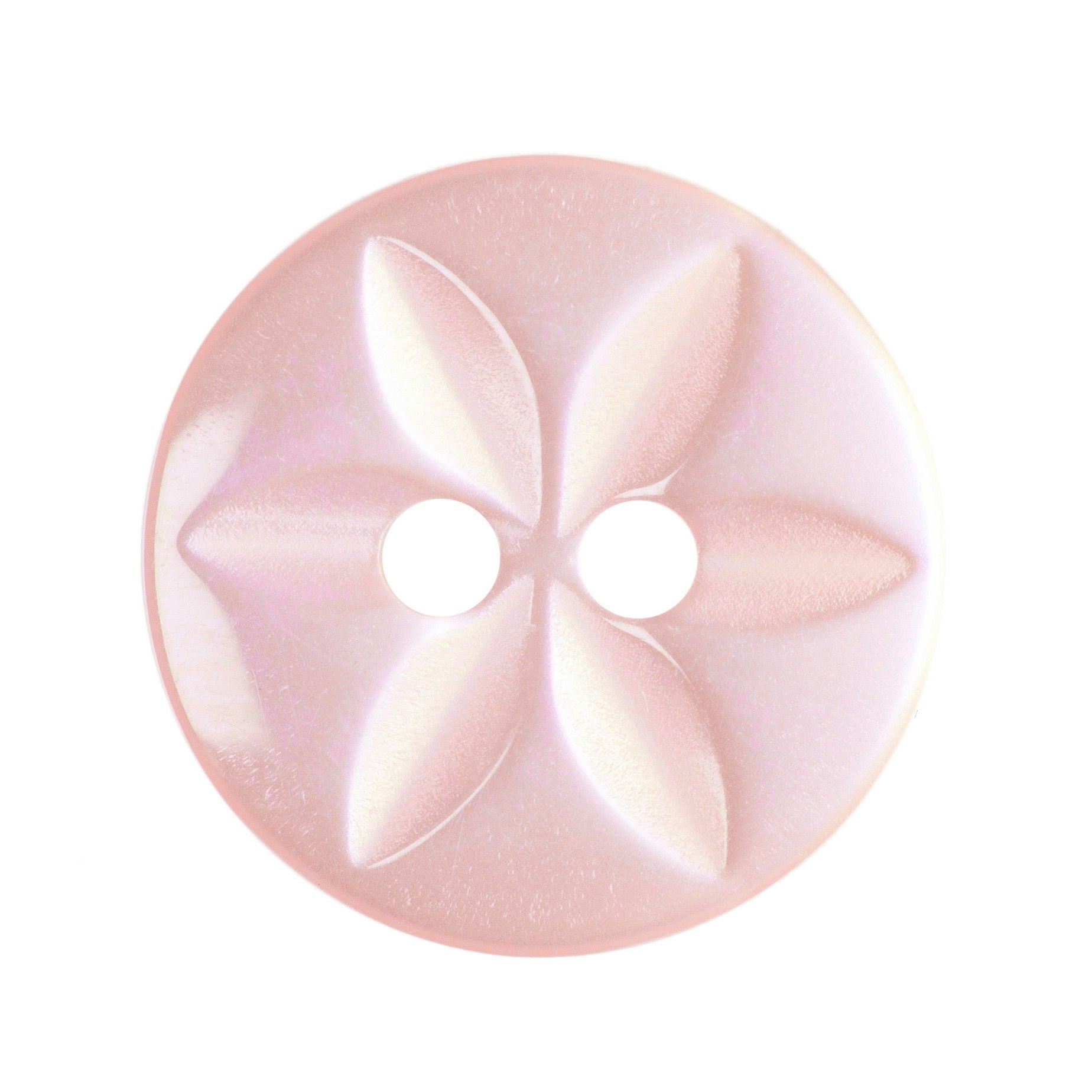 G2032-22-06 - STAR BUTTON SIZE 22 COL 6 LT PINK