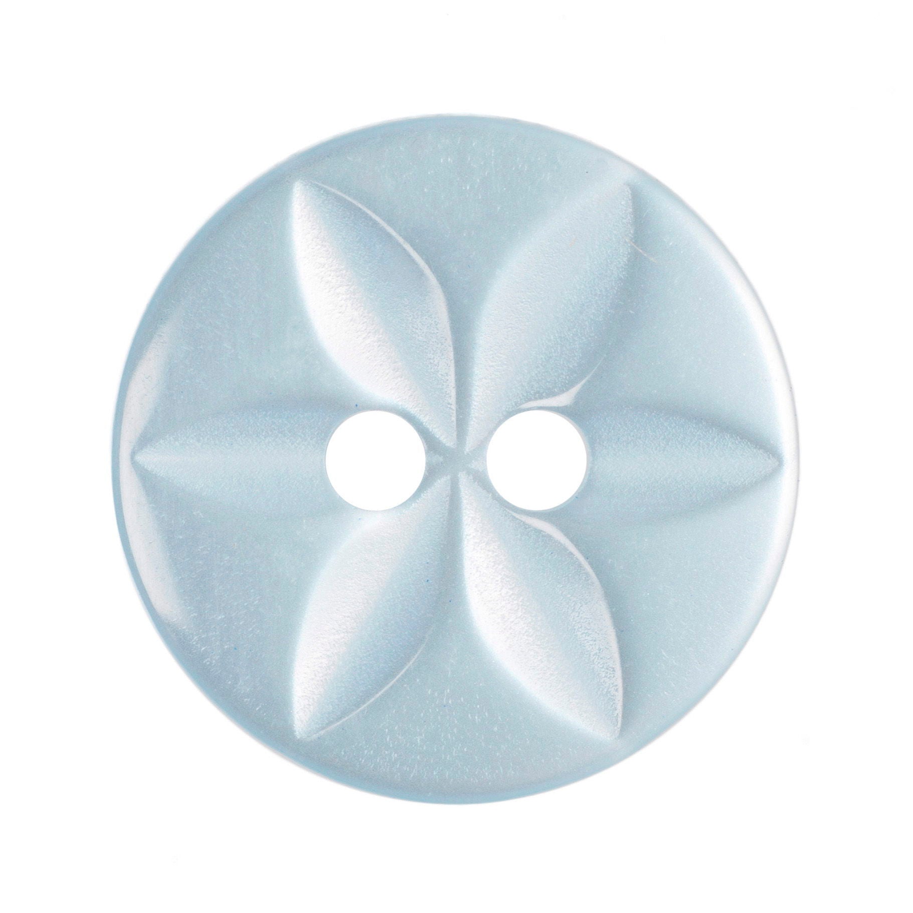 G2032-22-15 - STAR BUTTON SIZE 22 COL 15 LT BLUE