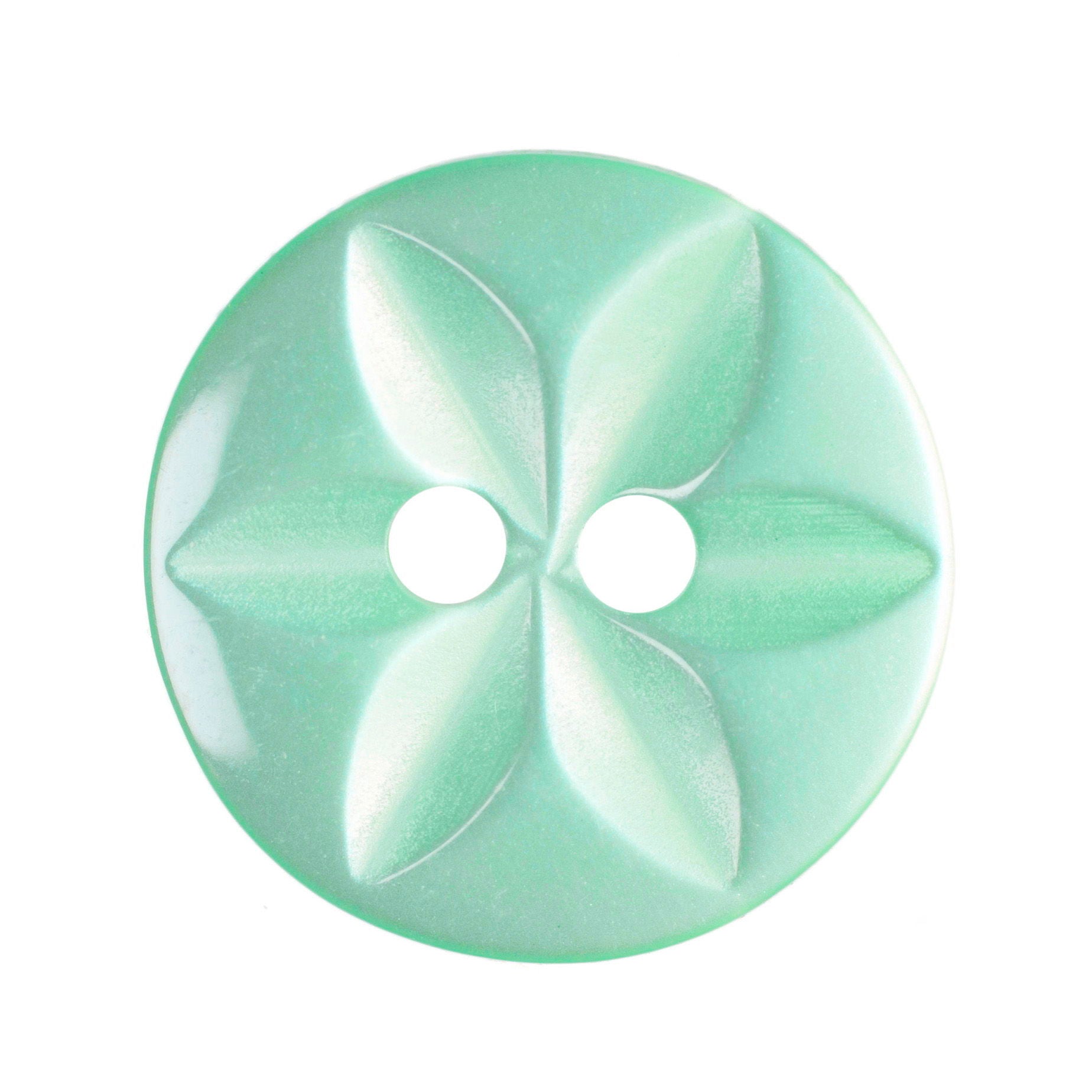 G2032-22-35 - STAR BUTTON SIZE 22 COL 35 AQUA (100)