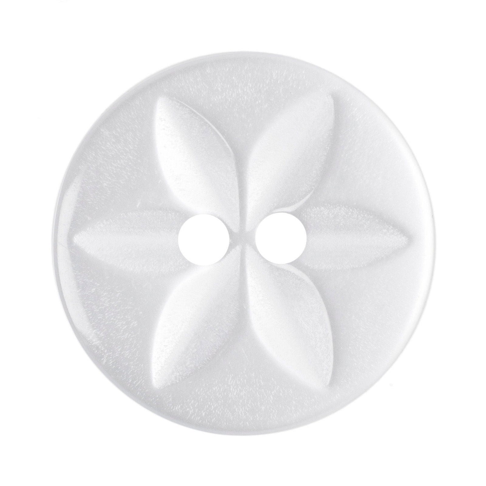 G2032-26-01 - STAR BUTTON SIZE 26 COL 1 WHITE