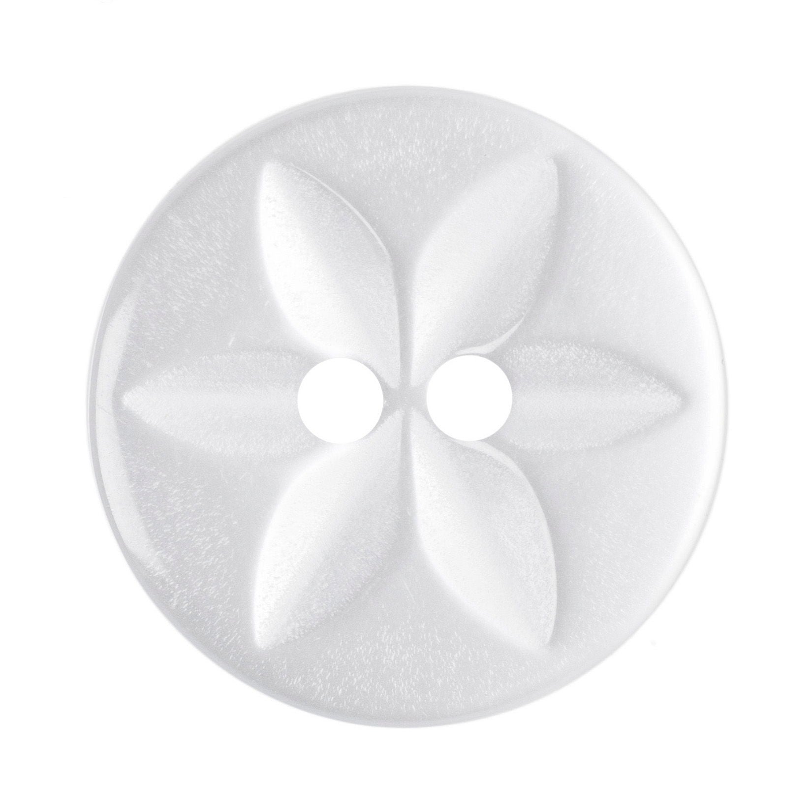 G2032-26-01 - STAR BUTTON SIZE 26 COL 1 WHITE
