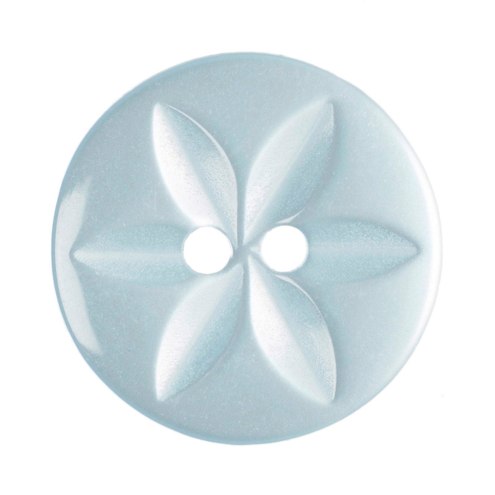 G2032-26-15 - STAR BUTTONS SIZE 26 COL 15 LIGHT BLUE (100)