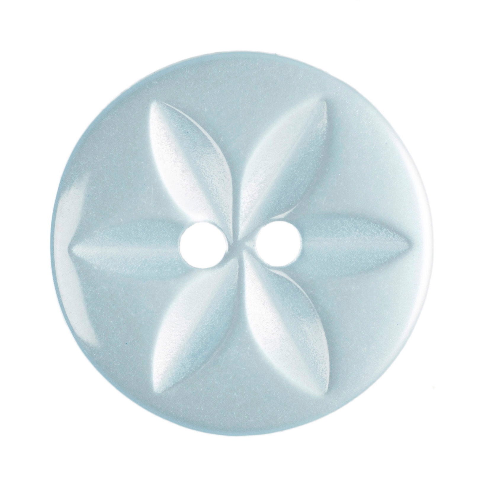G2032-26-15 - STAR BUTTONS SIZE 26 COL 15 LIGHT BLUE (100)