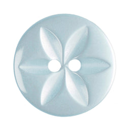 G2032-26-15 - STAR BUTTONS SIZE 26 COL 15 LIGHT BLUE (100)