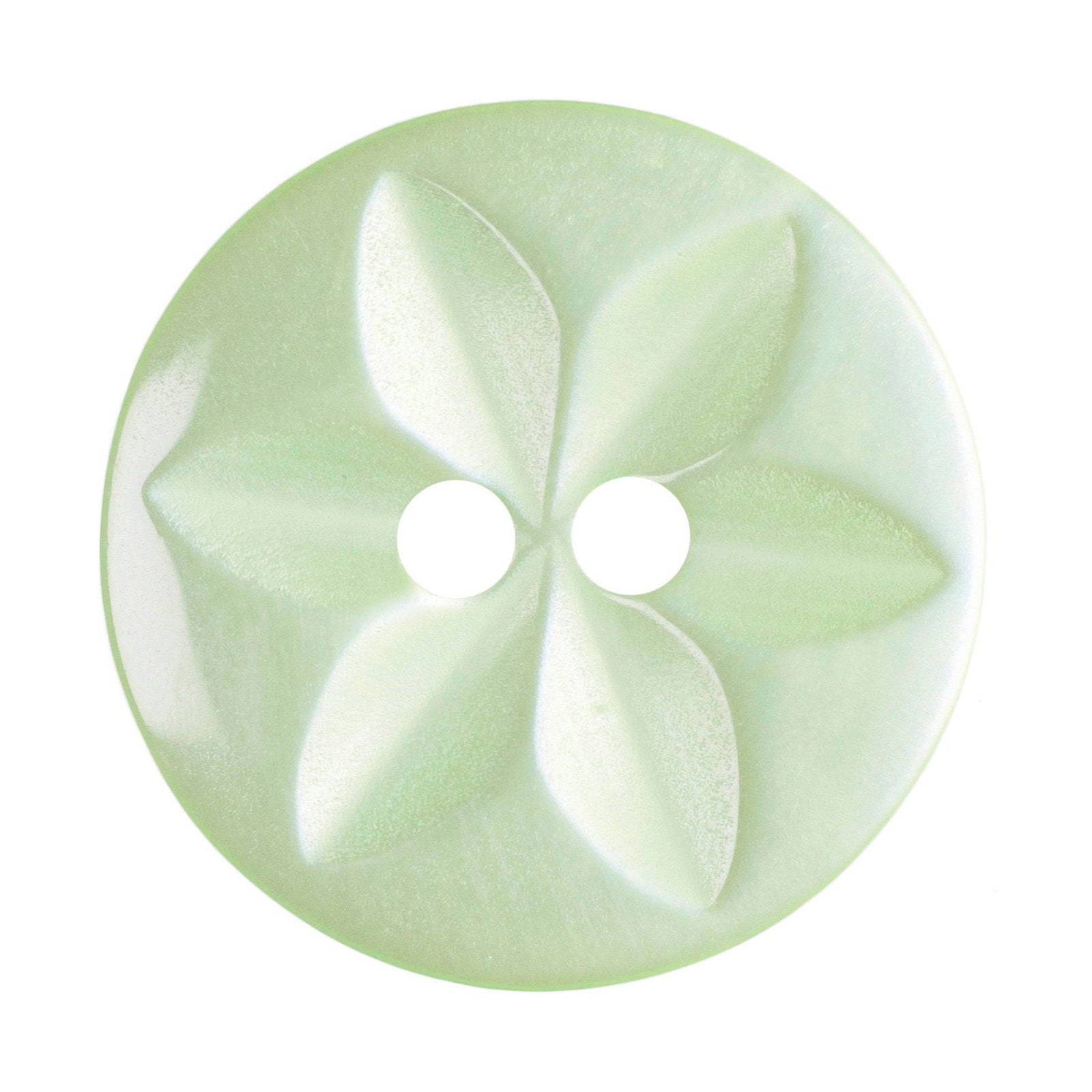 G2032-26-21 - STAR BUTTONS SIZE 26 COL 21 PASTEL GREEN (100)