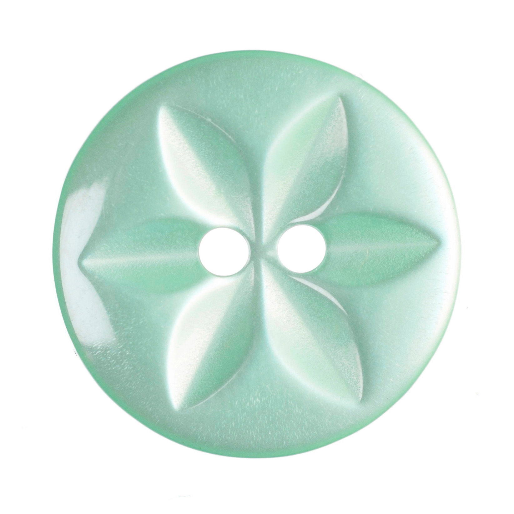 G2032-26-35 - STAR BUTTONS SIZE 26 COL 35 AQUA (100)