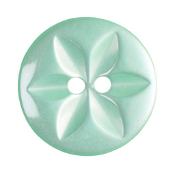 G2032-26-35 - STAR BUTTONS SIZE 26 COL 35 AQUA (100)