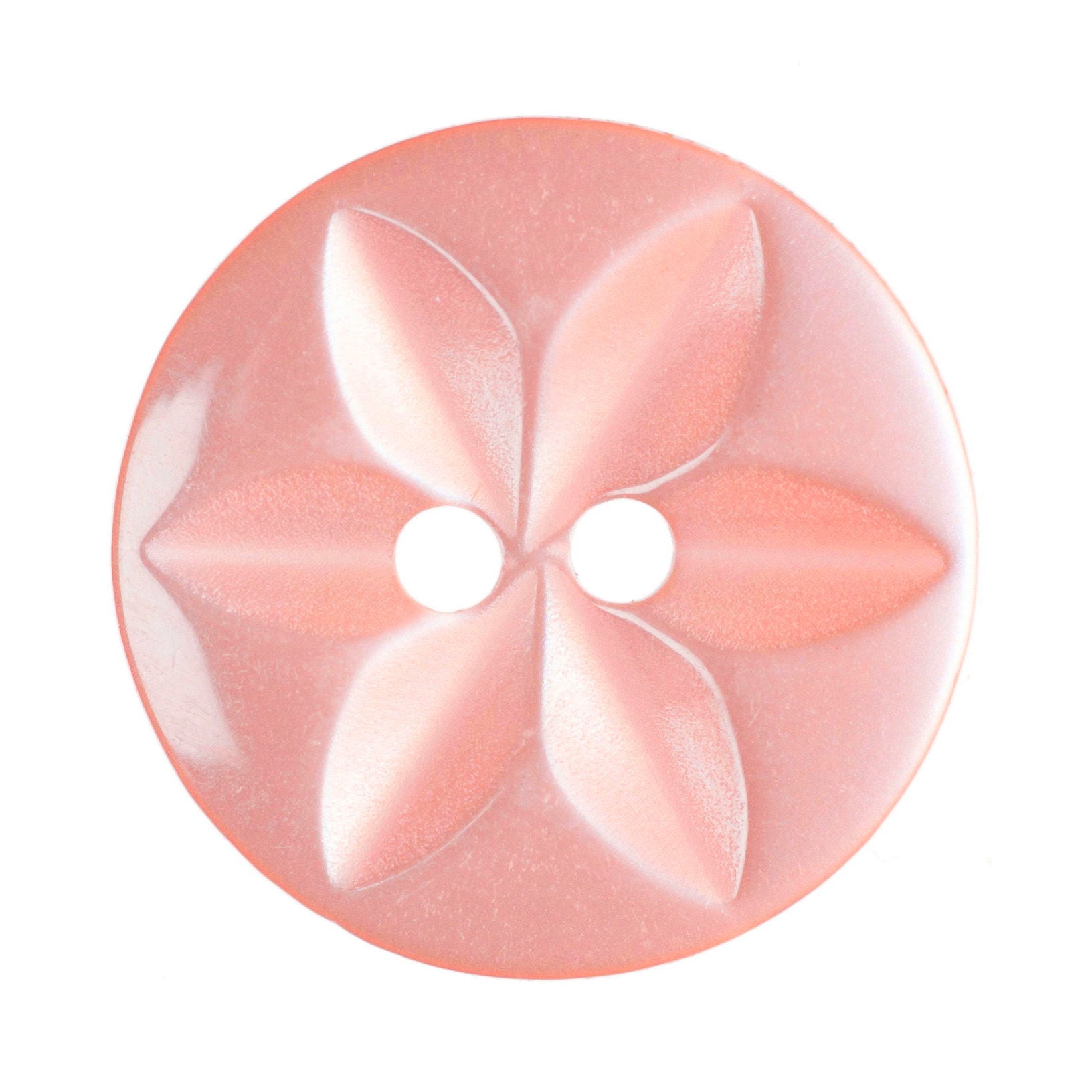 G2032-26-7 - STAR BUTTONS SIZE 26 COL 7 SALMON (100)
