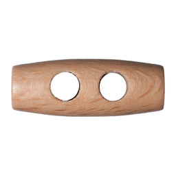 G2035-25 - BUTTONS - 2 HOLE WOOD TOGGLE SIZE 25