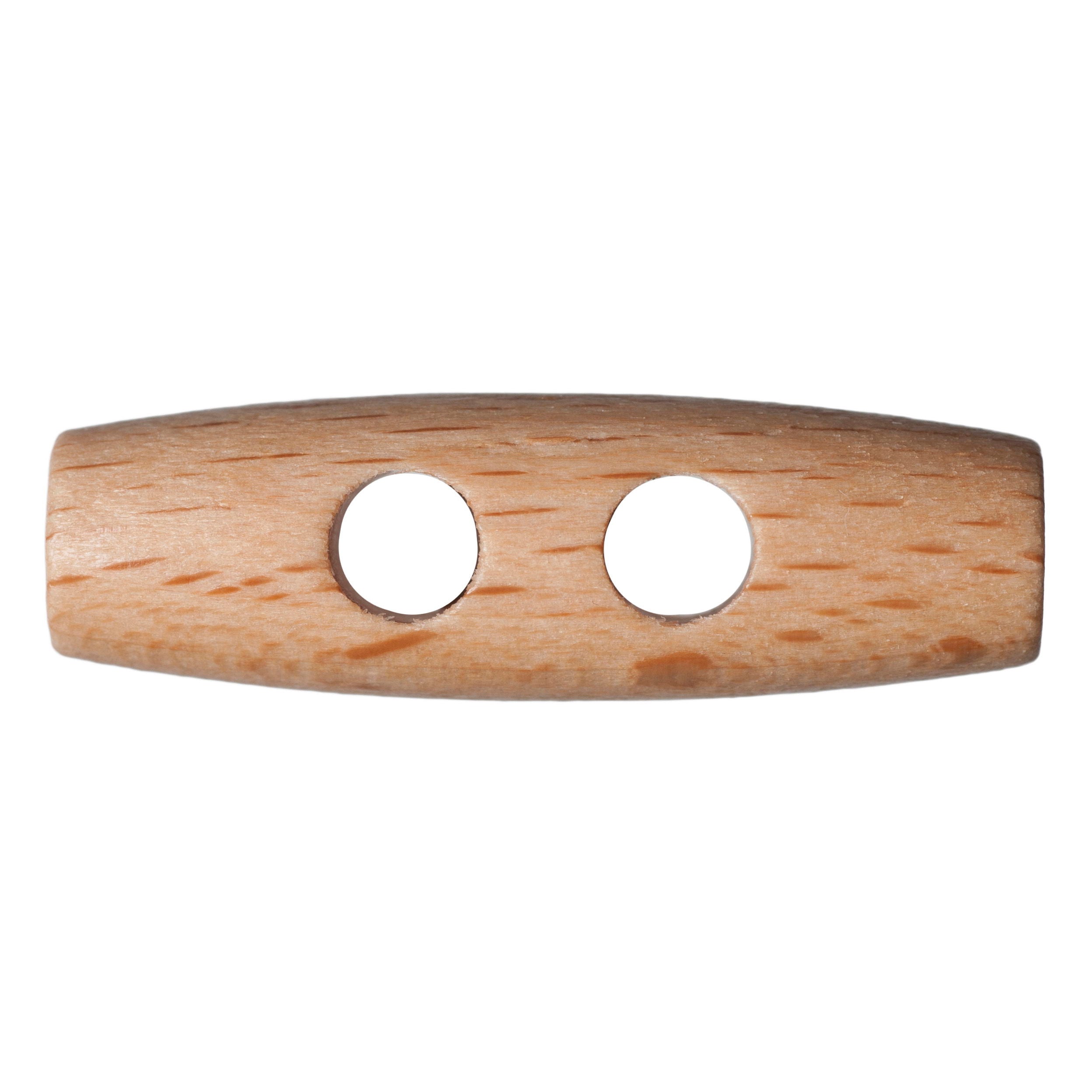 G2037-40 - WOODEN 2 HOLE TOGGLE  SIZE 40 (PK50)