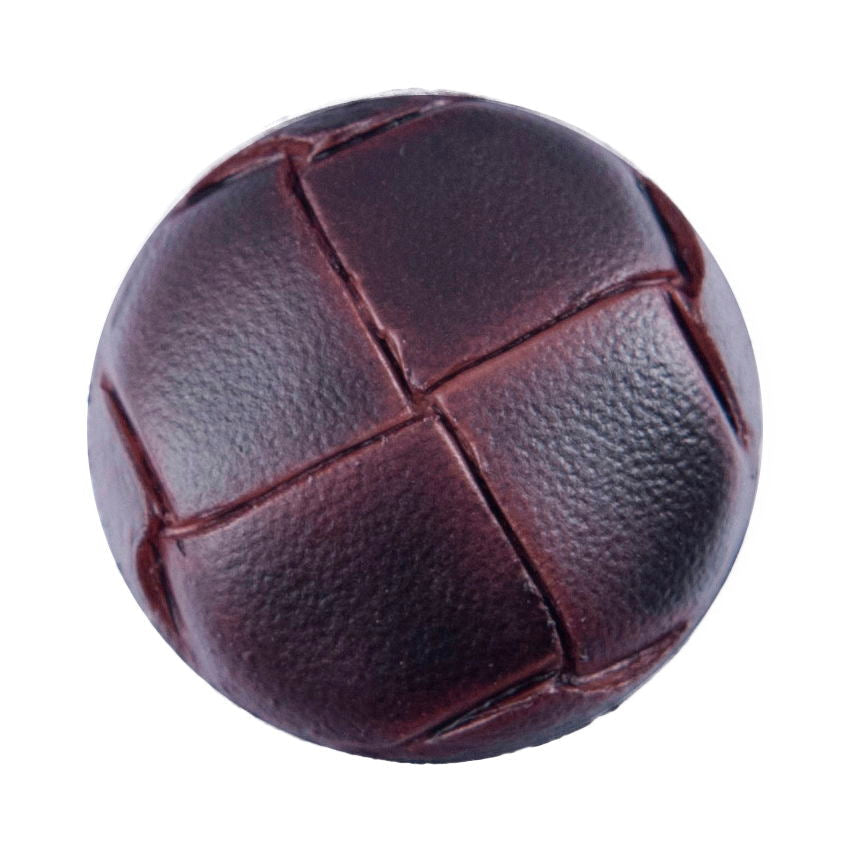 G2276-30-2 - ARAN BUTTON SIZE 30 COL 2 DK BROWN (50)