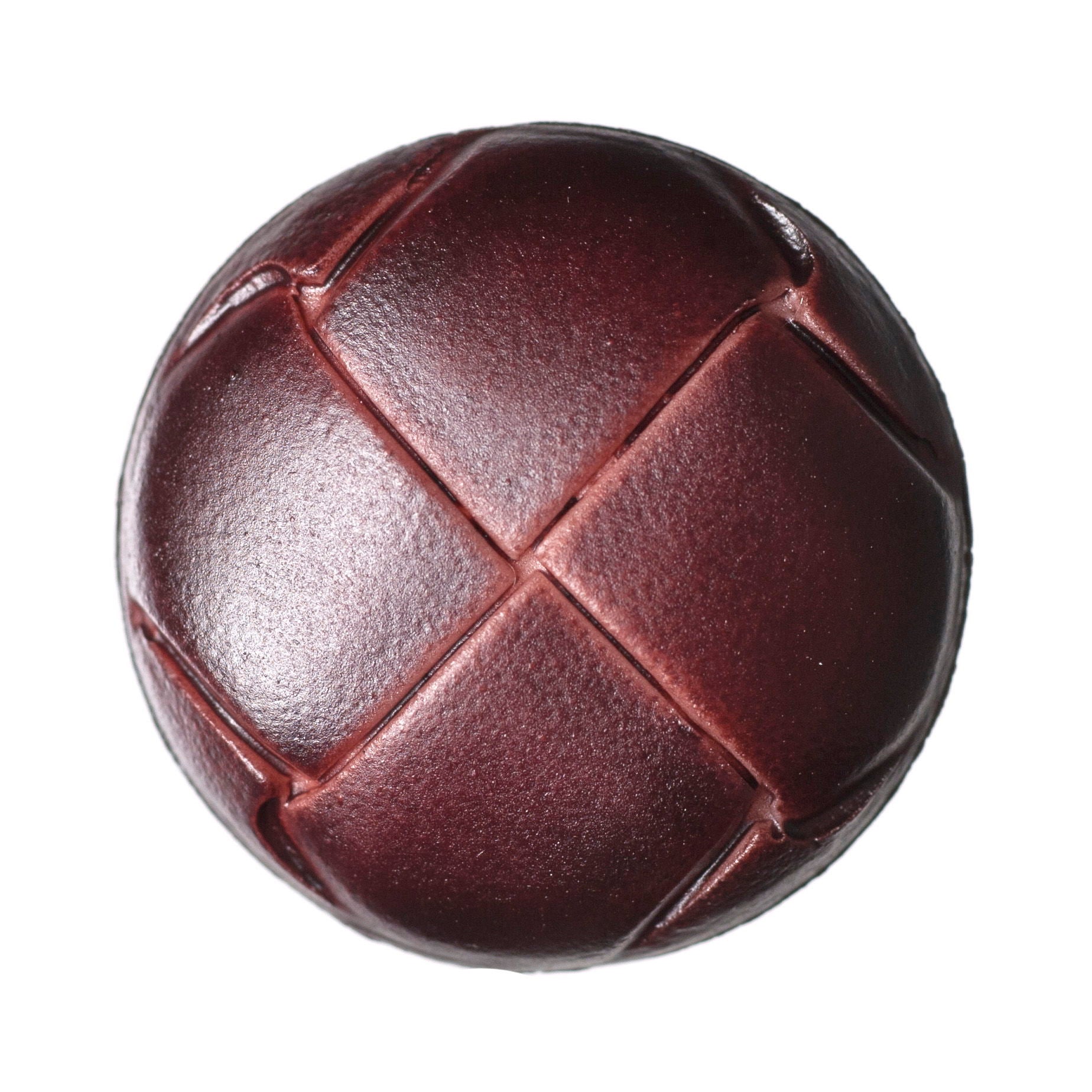 G2276-36-2 - ARAN BUTTON SIZE 36 COL 2 DK BROWN (50)