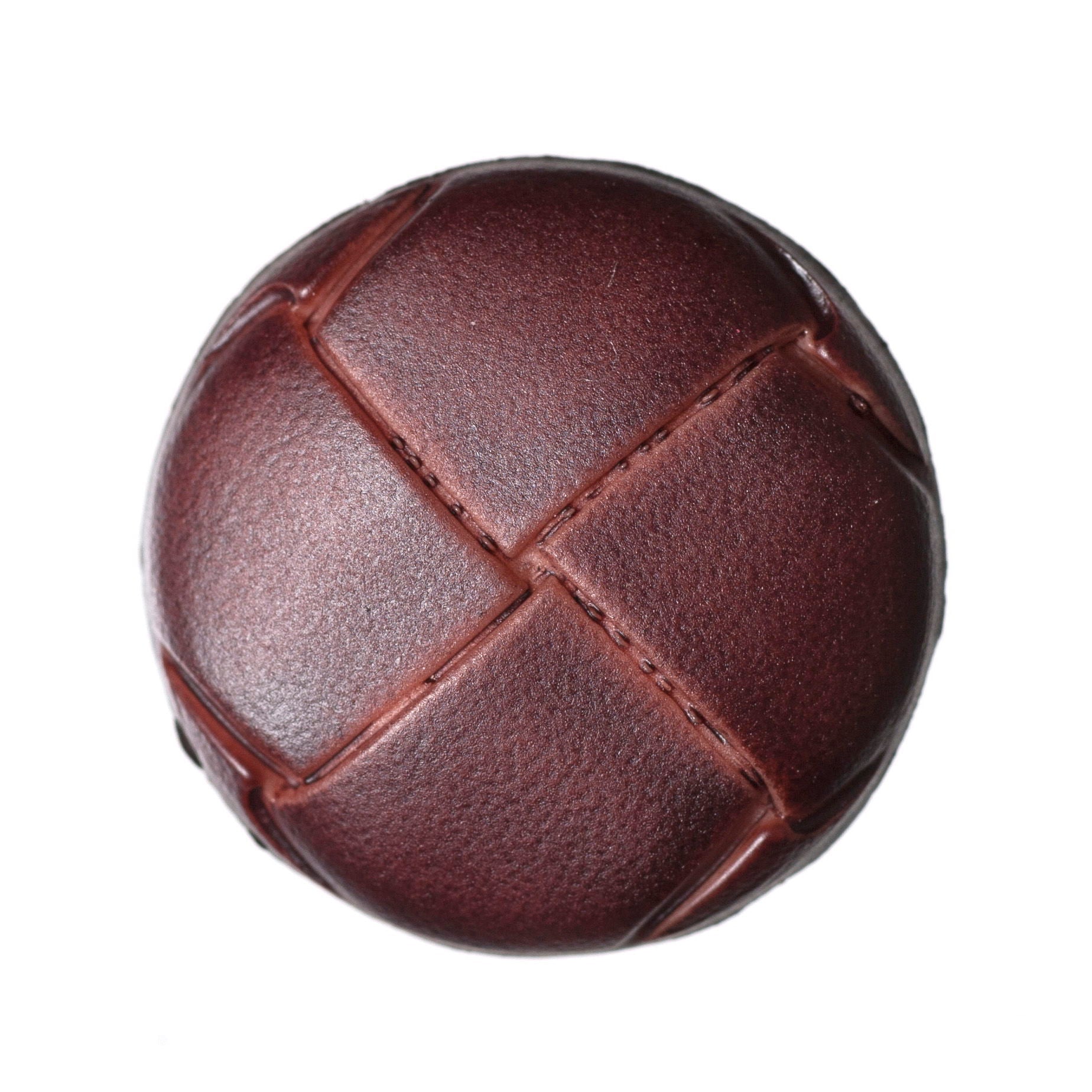 G2276-40-2 - ARAN BUTTON SIZE 40 COL 2 DK BROWN (50)