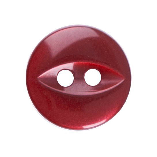 G339-18-07 - FISHEYE BUTTON SIZE 18 COL 07 PINK/RED (150)