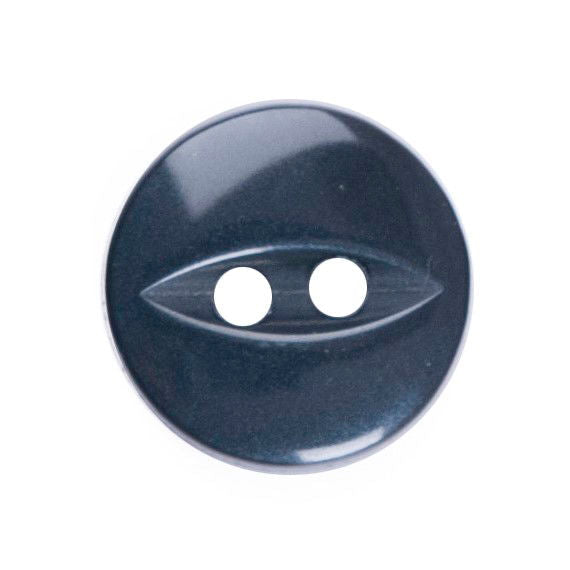 G339-18-19 - FISHEYE BUTTON SIZE 18 COL 19 NAVY (150)