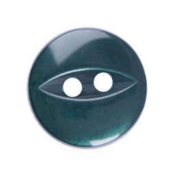 G339-18-26 - FISHEYE BUTTON SIZE 18 COL 26 DARK GREEN (150)
