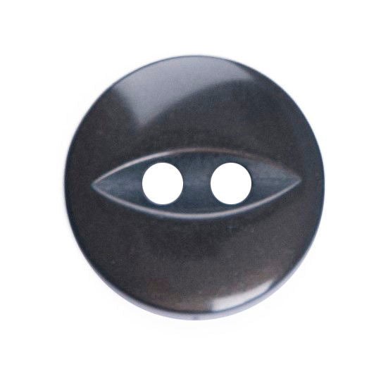 G339-18-30 - FISHEYE BUTTON SIZE 18 COL 30 BROWN (150)