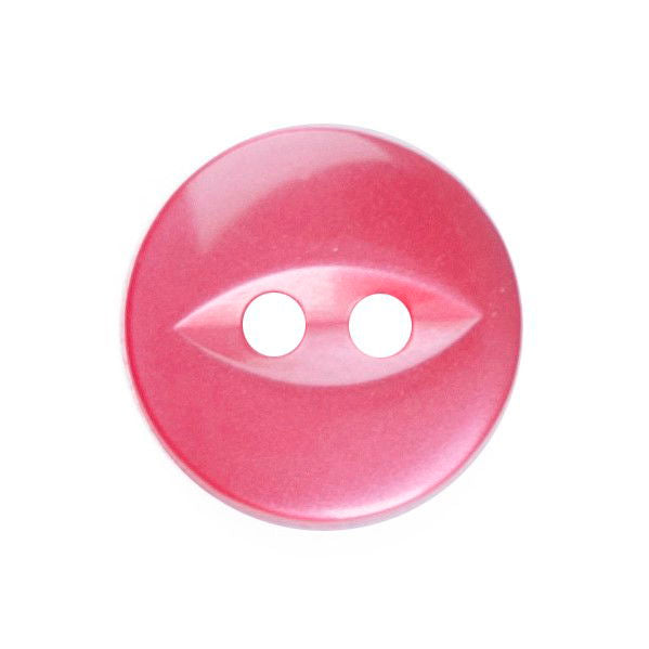 G339-18-8 - FISHEYE BUTTON SIZE 18 COL 8 RED (150)