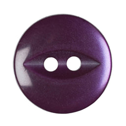 G339-22-14 - FISHEYE BUTTON SIZE 22 COL 14 PURPLE (150)