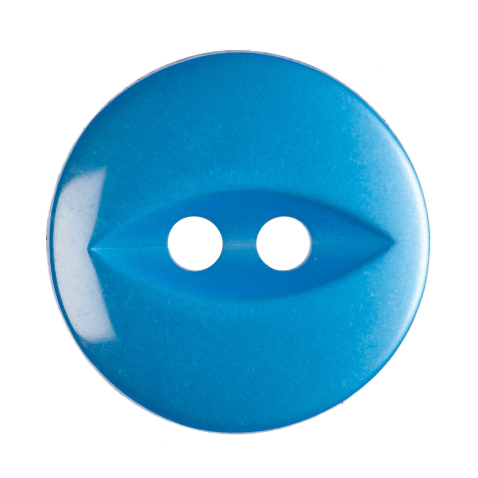 G339-22-16 - FISHEYE BUTTON SIZE 22 COL 16 MID BLUE (150)