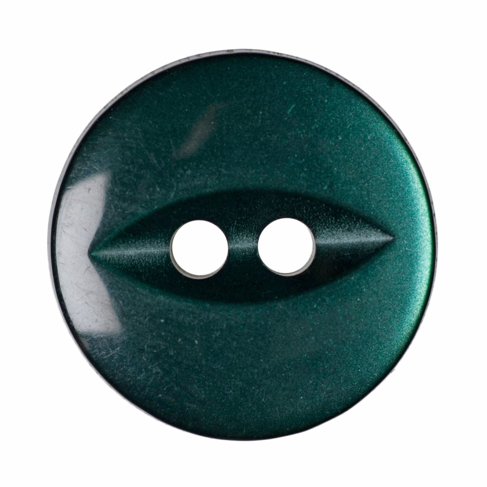 G339-22-26 - FISHEYE BUTTON SIZE 22 COL 26 DARK GREEN (150)