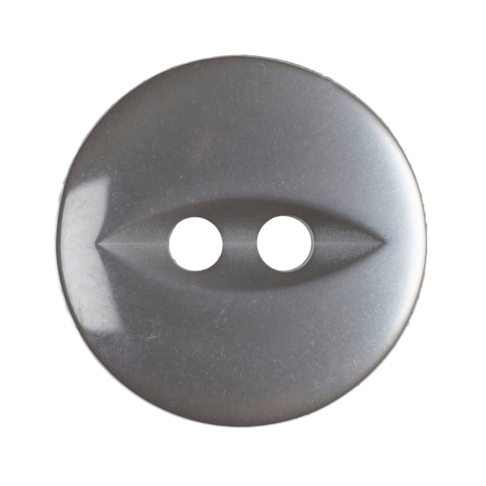 G339-22-31 - FISHEYE BUTTON SIZE 22 COL 31 GREY (150)