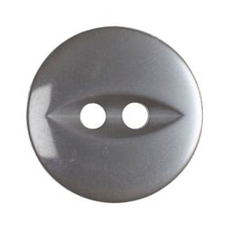 G339-22-31 - FISHEYE BUTTON SIZE 22 COL 31 GREY (150)