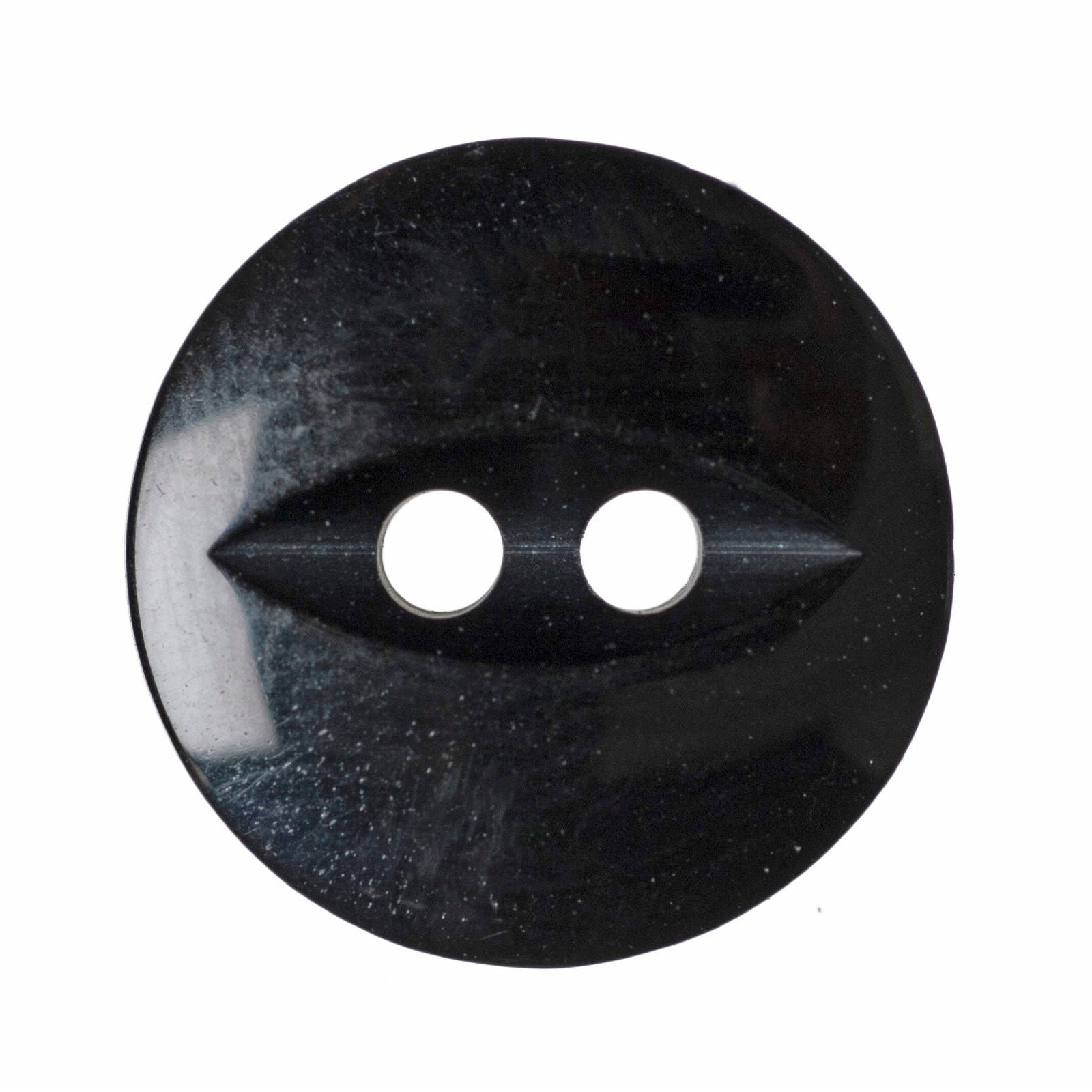 G339-22-34 - FISHEYE BUTTON SIZE 22 COL 34 BLACK (150)