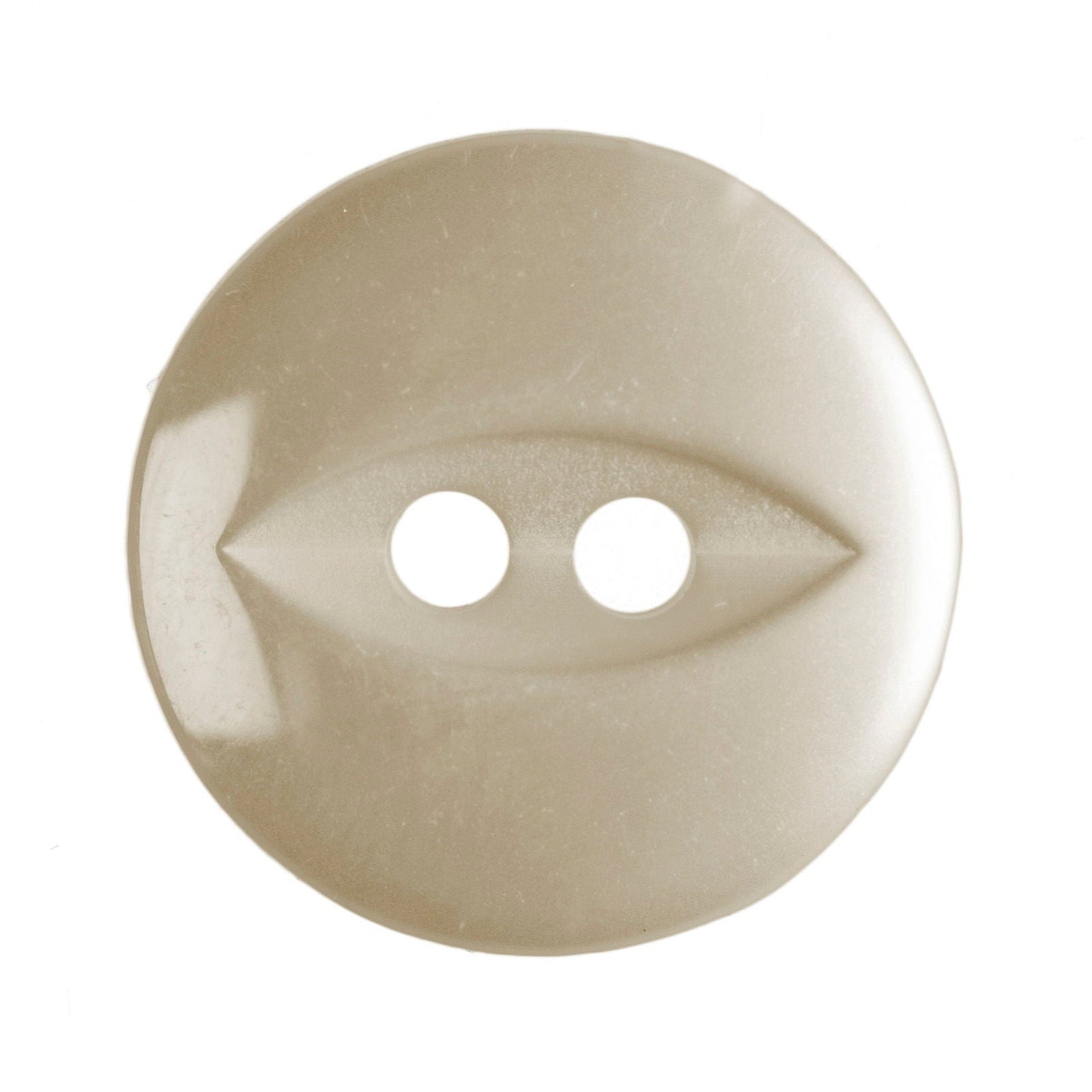 G339-22-42 - FISHEYE BUTTON SIZE 22 COL 42 CREAM (150)