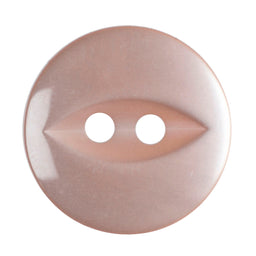 G339-22-5 - FISHEYE BUTTON SIZE 22 COL 5 LIGHT PEACH (150)