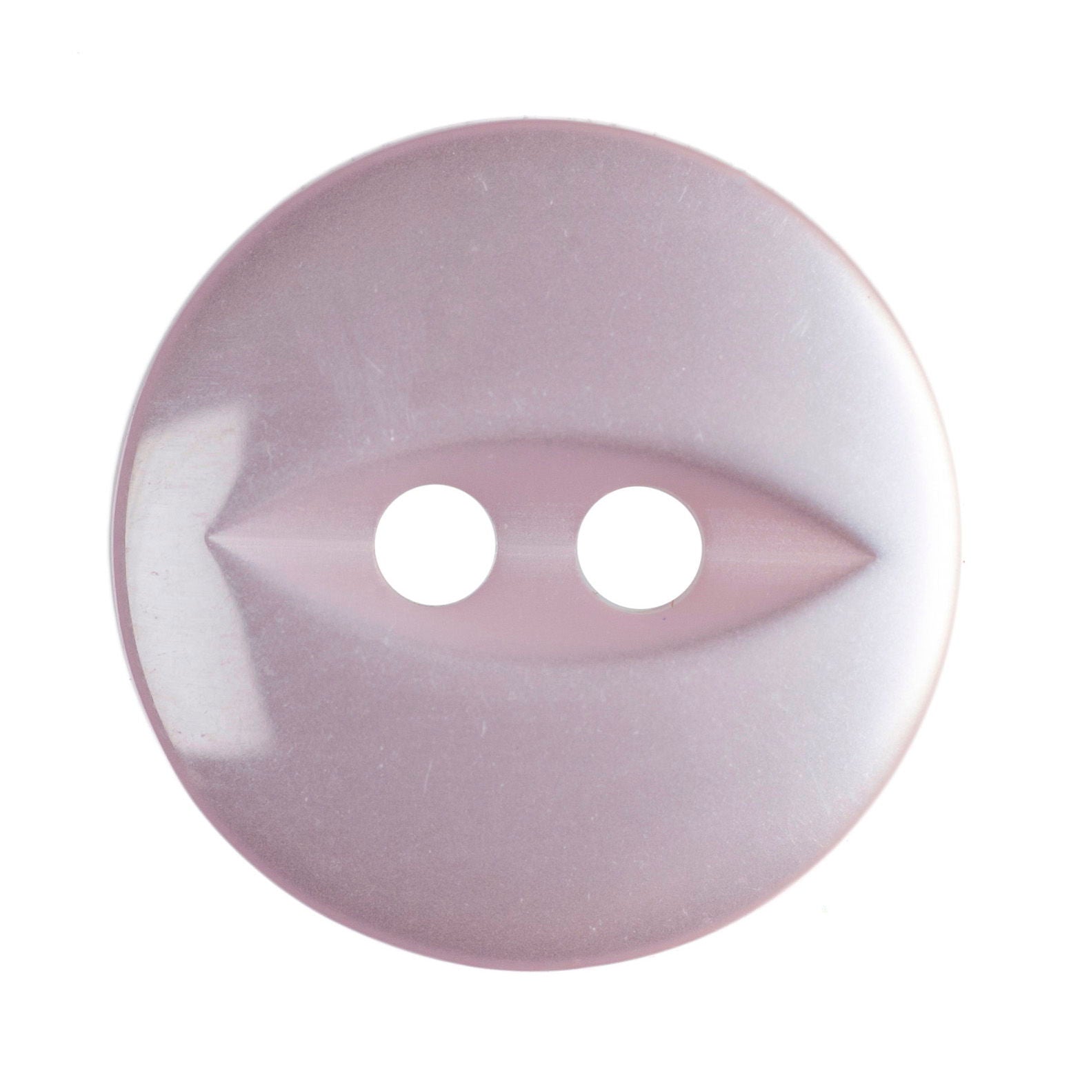 G339-22-6  FISHEYE BUTTON SIZE 22 COL 6 PALE PINK (150)