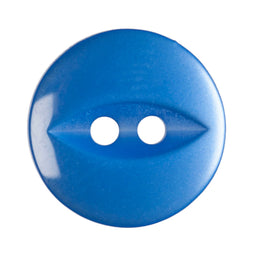 G339-22-90 - FISHEYE BUTTON SIZE 22 COL 90 ROYAL BLUE (150)