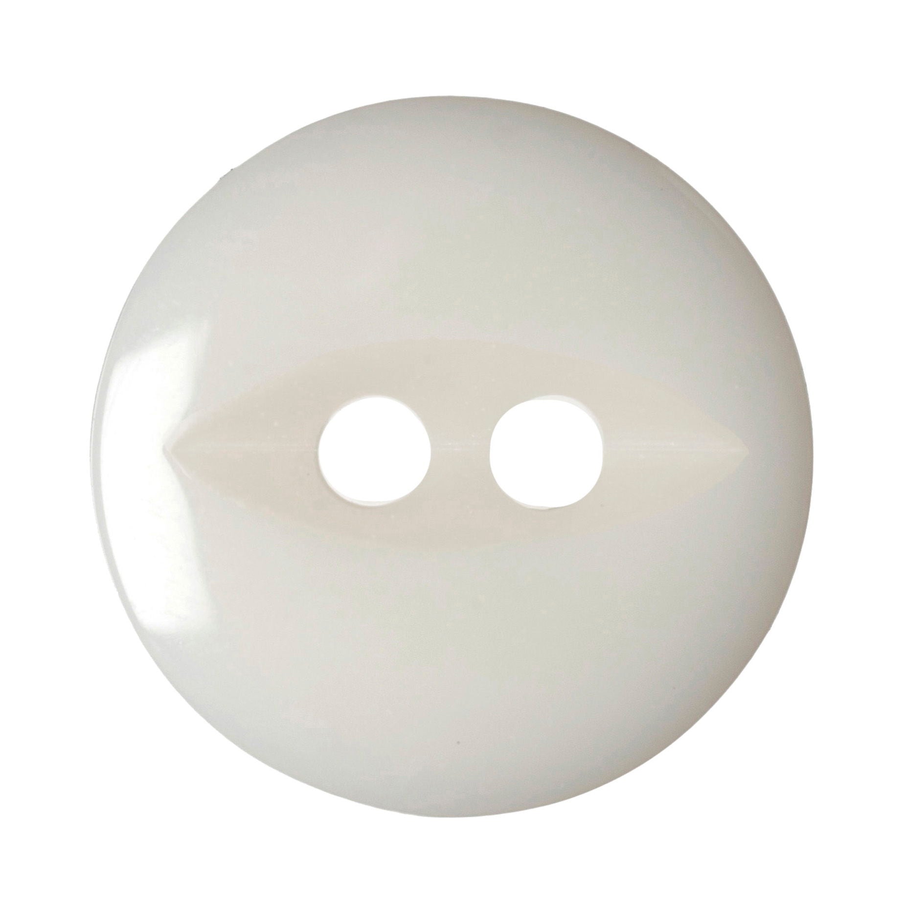 G339-26-101 - FISHEYE BUTTON SIZE 26 COL 101 OPAQUE WHITE (150)