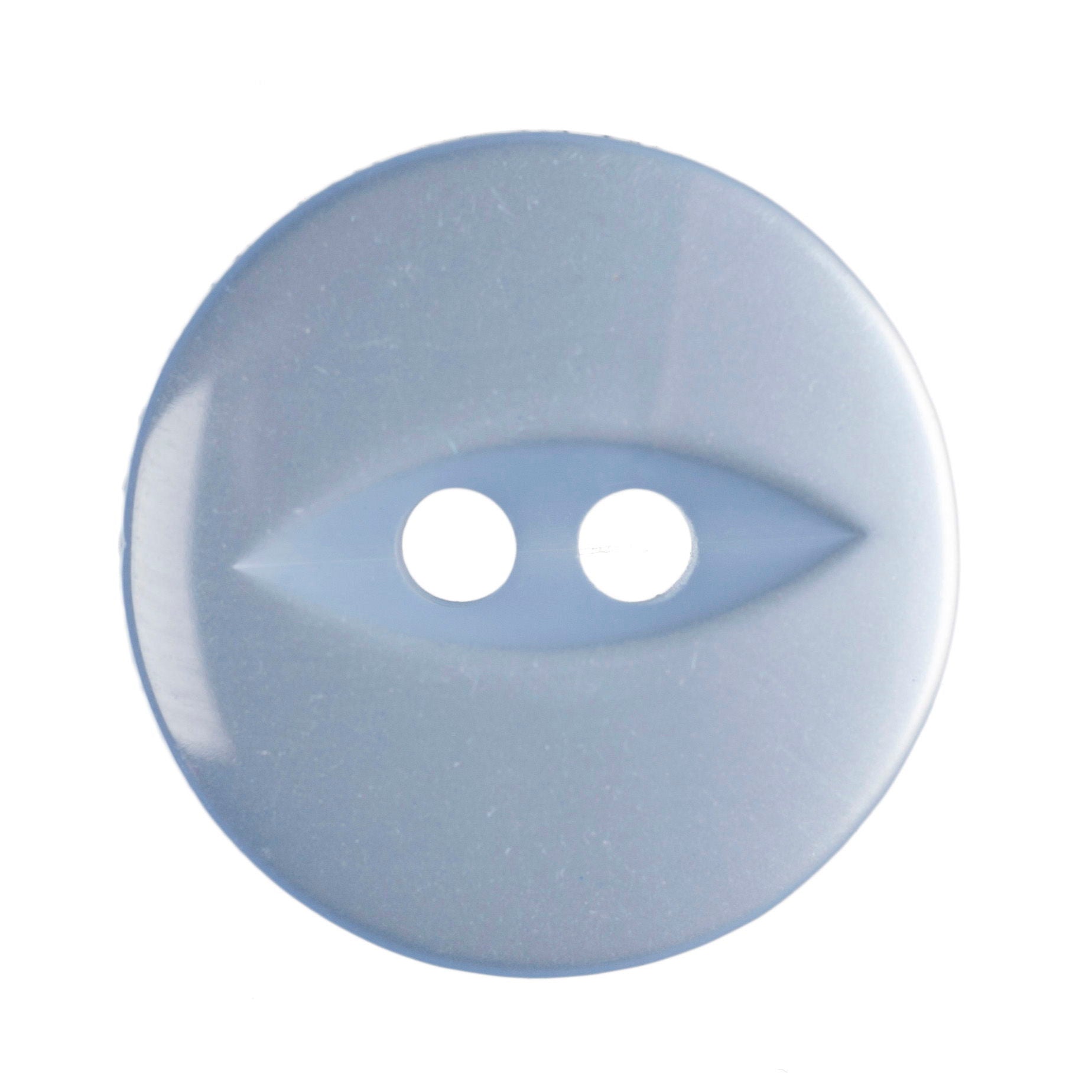 G339-26-15 - FISHEYE BUTTON SIZE 26 COL 15 LT BLUE (150)