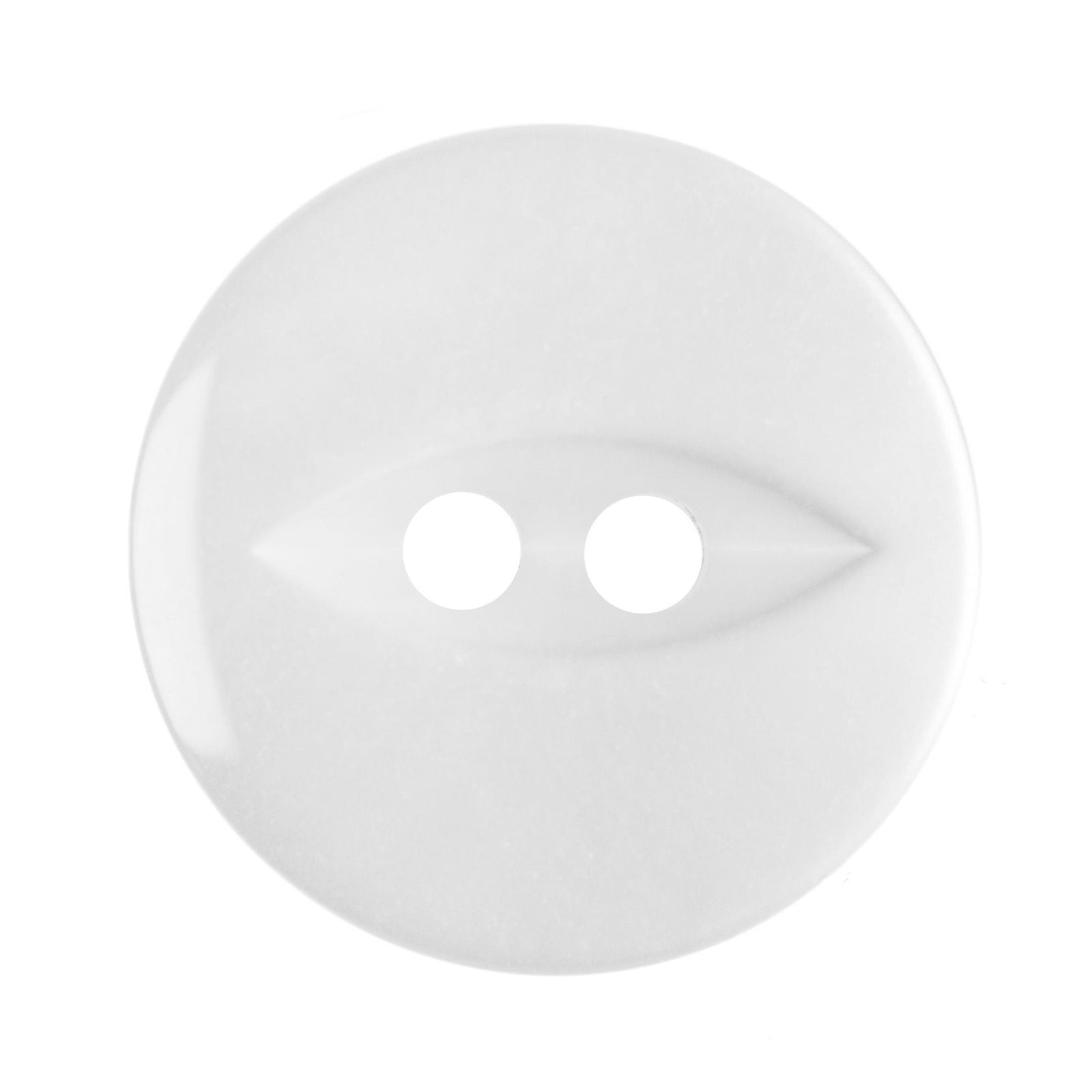 G339-26-1  FISHEYE BUTTON SIZE 26 COL 1 PEARL WHITE (150) 16mm